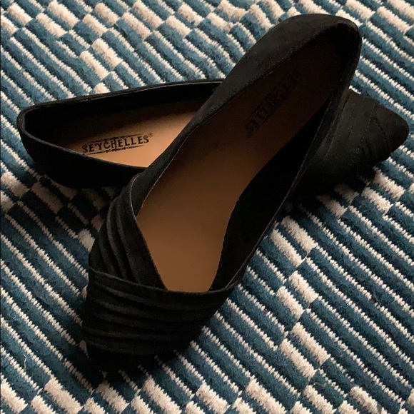 Seychelles NWOT black pointed flats - Picture 4 of 4
